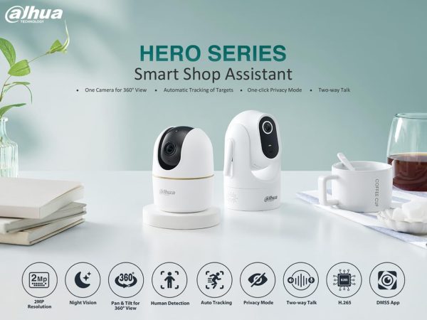 Dahua DH-H3AE 3MP HERO A1 Wi-Fi Pan & Tilt Network Camera onoly at pro cctv Soltuion in best price