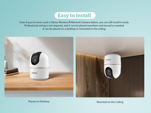 Dahua DH-H3AE 3MP HERO A1 Wi-Fi Pan & Tilt Network Camera onoly at pro cctv Soltuion in best price